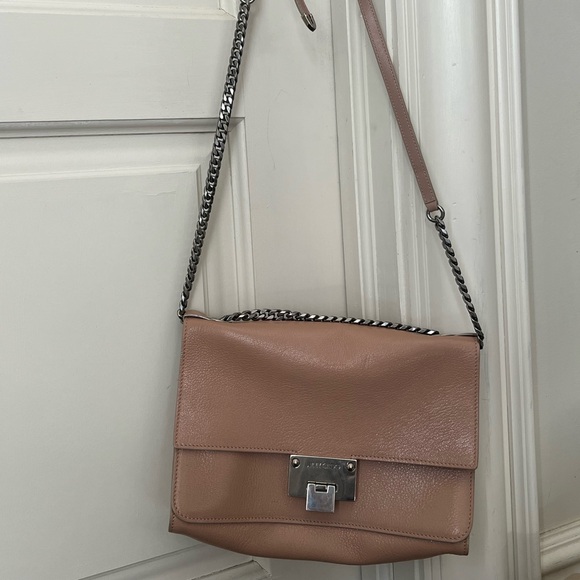 Jimmy Choo Rebel Leather Crossbody Bag - Picture 1 of 5